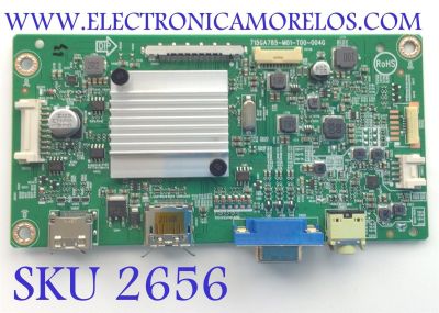 MAIN PARA MONITOR ASUS / NUMERO DE PARTE GQ1CB0U103 / 715GA785-M01-T00-004G / 5724149M0167 / DISPLAY LC238LF4F / MODELO BG249Q